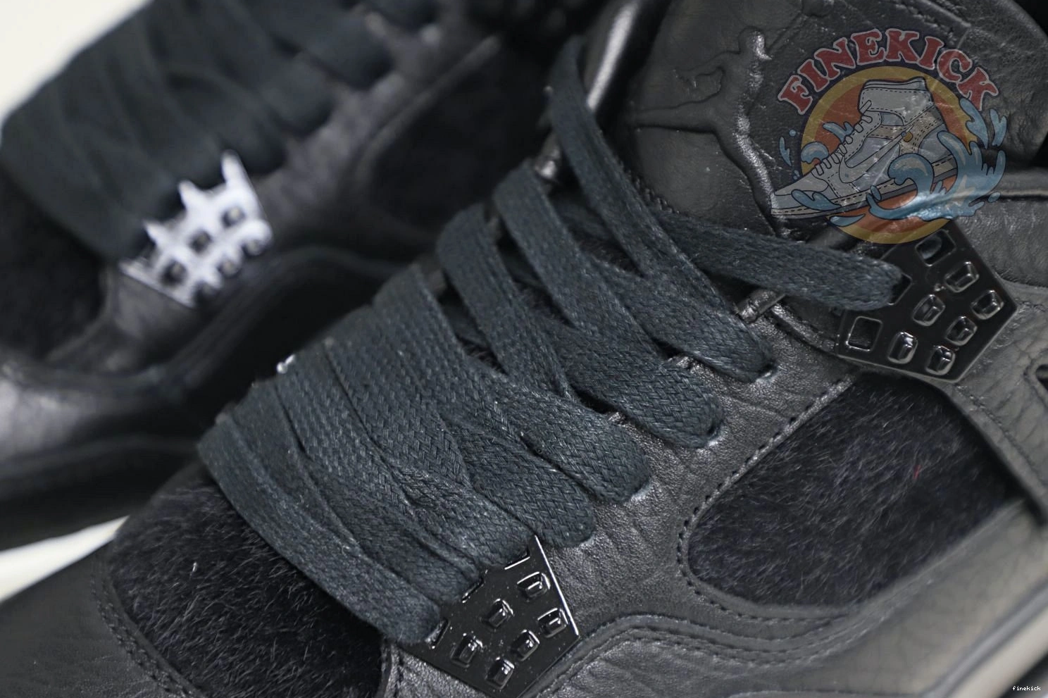 black ponyhair Jordan 4 Jordan Air retro 0104